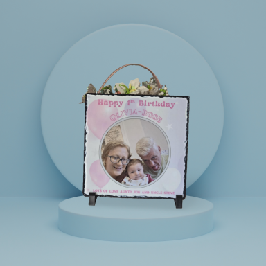 birthday photo slate