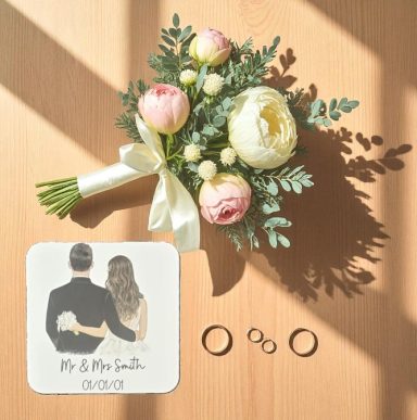 wedding day coaster